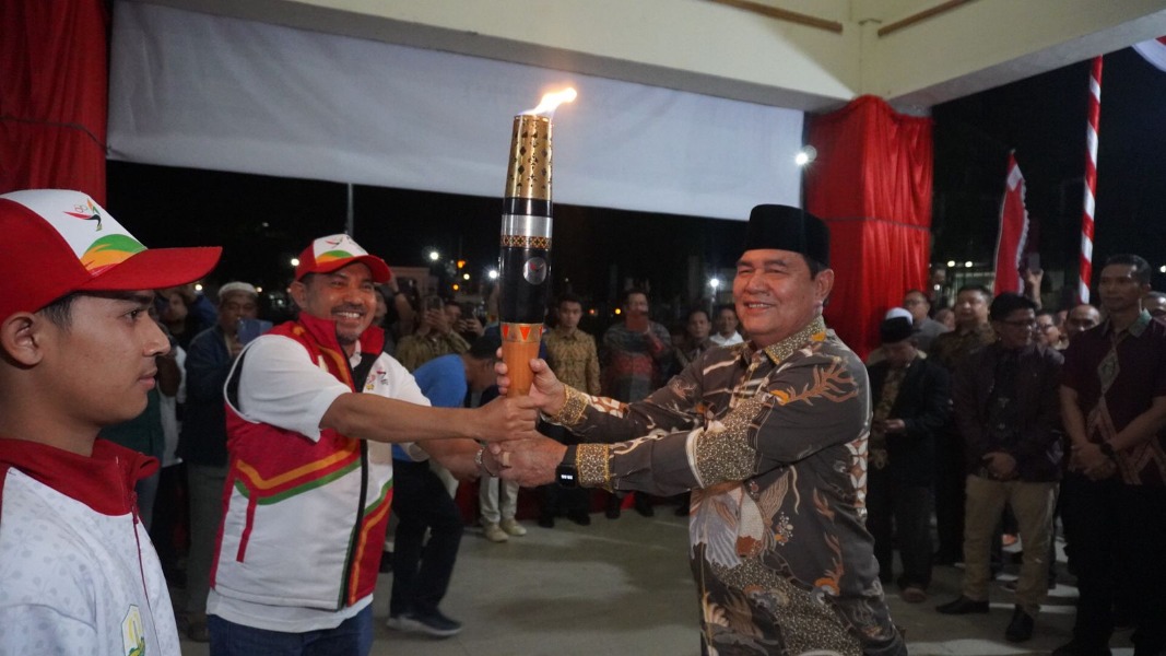 Pemkab Gayo Lues Sambut Tim Kirab Api PON XXI Aceh-Sumut Tahun 2024