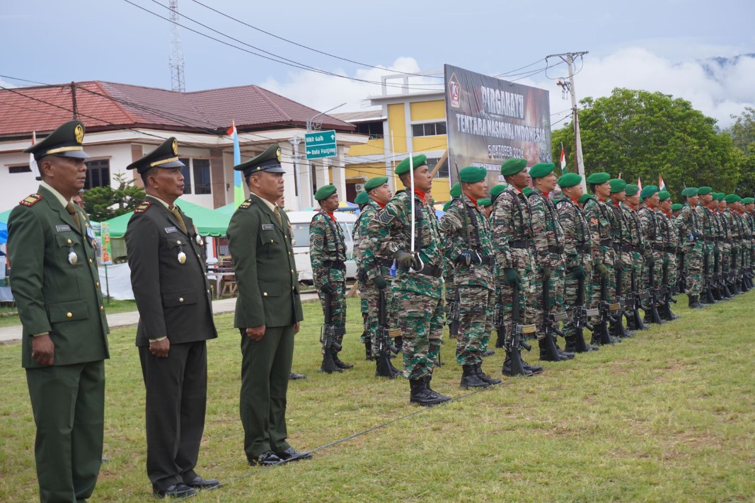 Hut TNI ke-79, Dandim 0113 : Prajurit TNI Harus Bekerja Keras dan Ikhlas