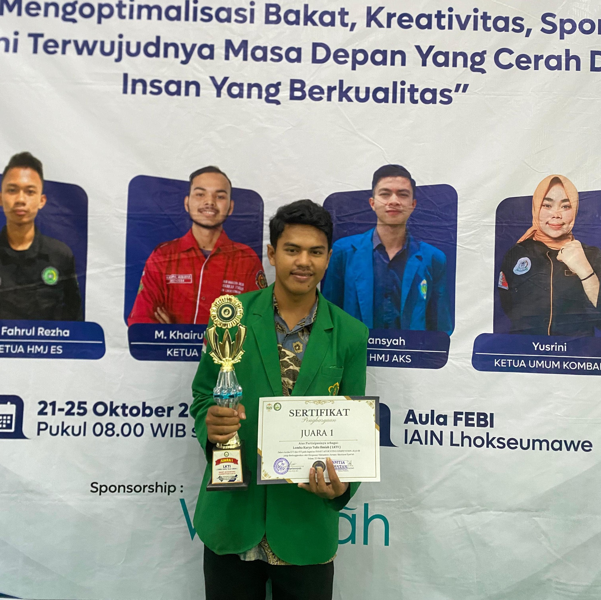Mahasiswa Unimal Asal Gayo Lues Menangkan Lomba Karya Ilmiah