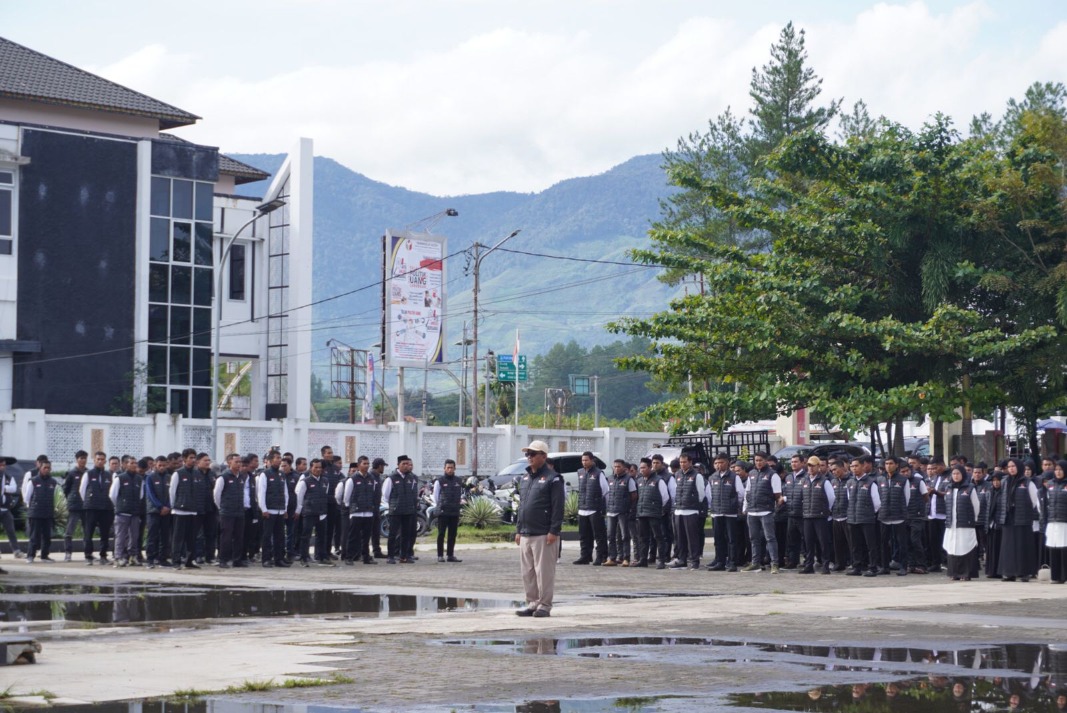 PANWASLIH DI KABUPATEN GAYO LUES GELAR APEL SIAGA DAN PATROLI PENGAWASAN PILKADA 2024