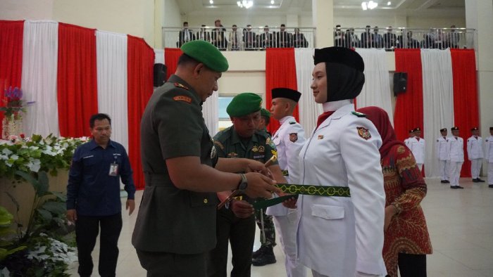 42 orang Paskibra Tahun 2024 Kabupaten Gayo Lues Resmi Dikukuhkan